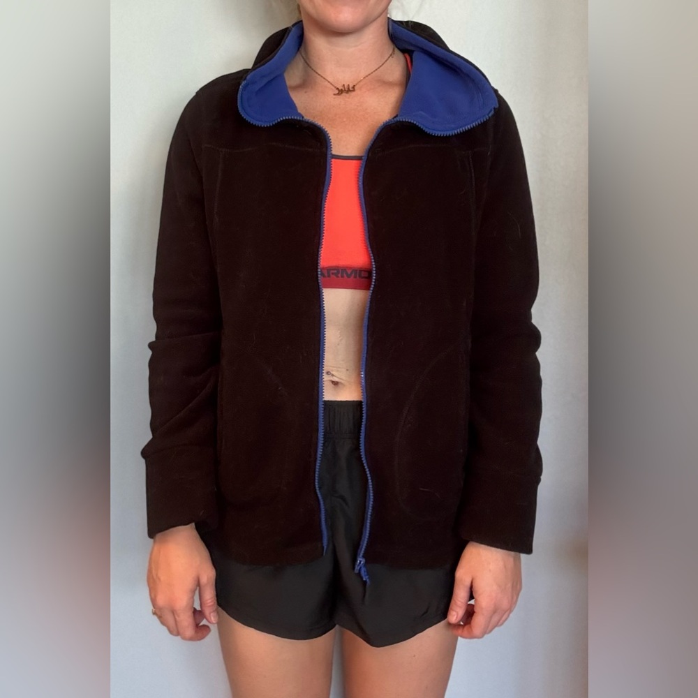 Calvin Klein Black Jacket with Blue Lining